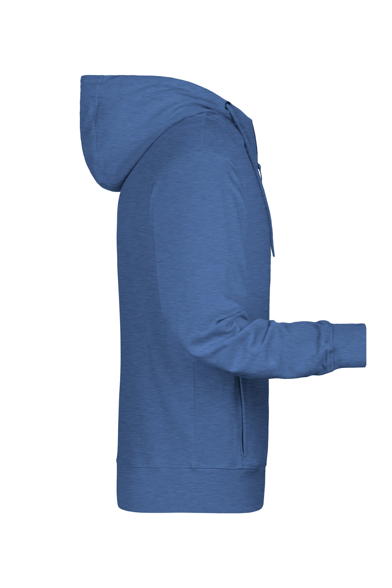Laden Sie das Bild in Galerie -Viewer, Sweat-Jacke mit Kapuze und Reißverschluss - 8026
