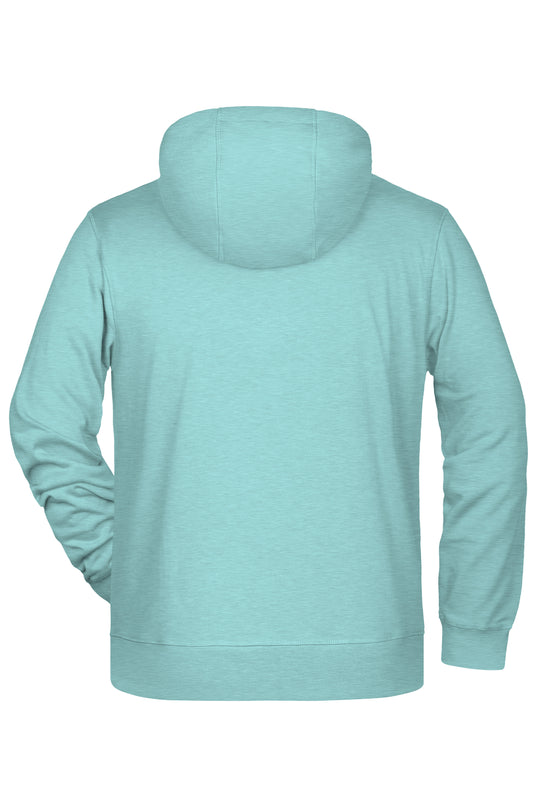 Sweat-Jacke mit Kapuze und Reißverschluss - 8026