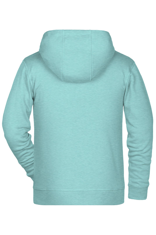 Sweat-Jacke mit Kapuze und Reißverschluss - 8026K