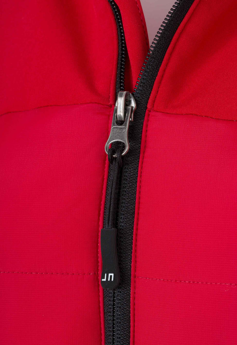 Laden Sie das Bild in Galerie -Viewer, Thermojacke in attraktivem Materialmix - JN1050
