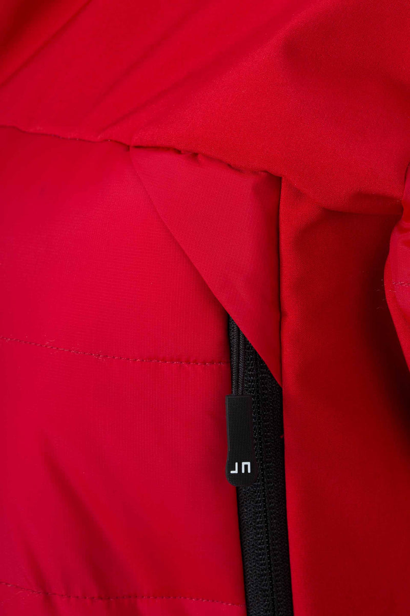 Laden Sie das Bild in Galerie -Viewer, Thermojacke in attraktivem Materialmix - JN1050
