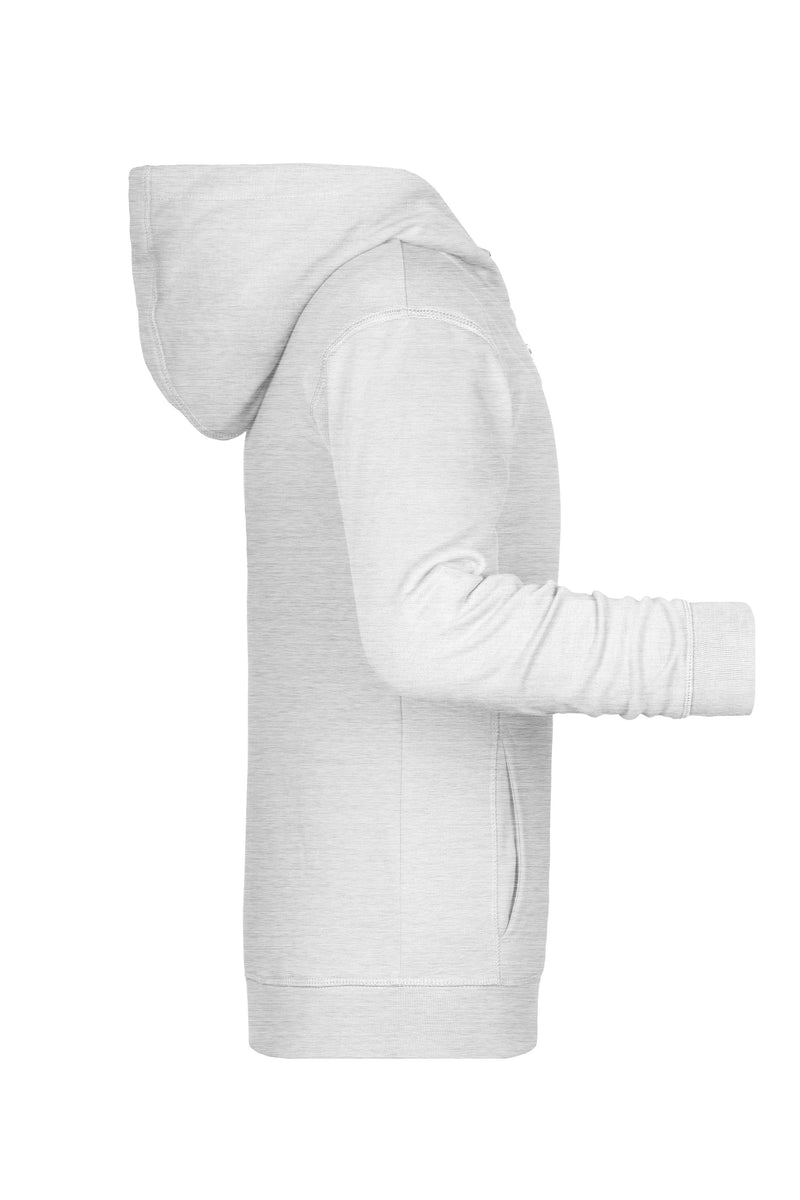 Laden Sie das Bild in Galerie -Viewer, Sweat-Jacke mit Kapuze und Reißverschluss - 8026K
