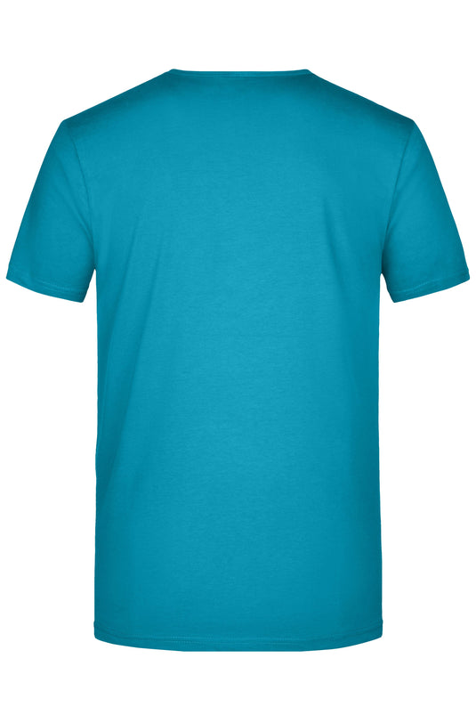 Figurbetontes V-Neck-T-Shirt Herren - JN912