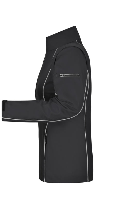 Damen 2 in 1 Jacke mit abzippbaren Ärmeln - JN1121