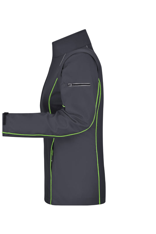 Damen 2 in 1 Jacke mit abzippbaren Ärmeln - JN1121
