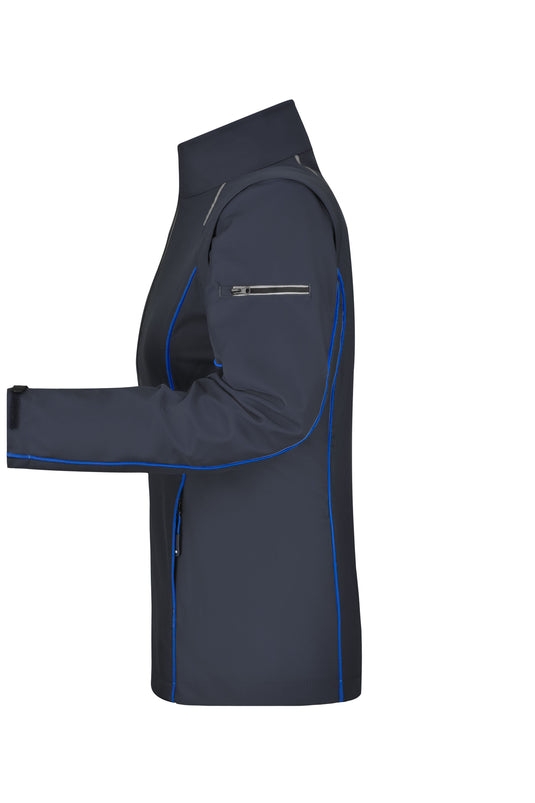 Damen 2 in 1 Jacke mit abzippbaren Ärmeln - JN1121