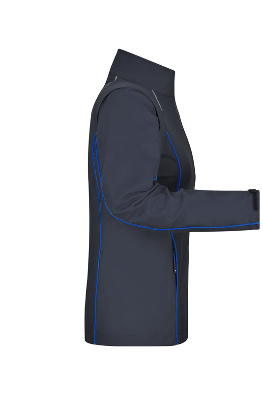 Damen 2 in 1 Jacke mit abzippbaren Ärmeln - JN1121