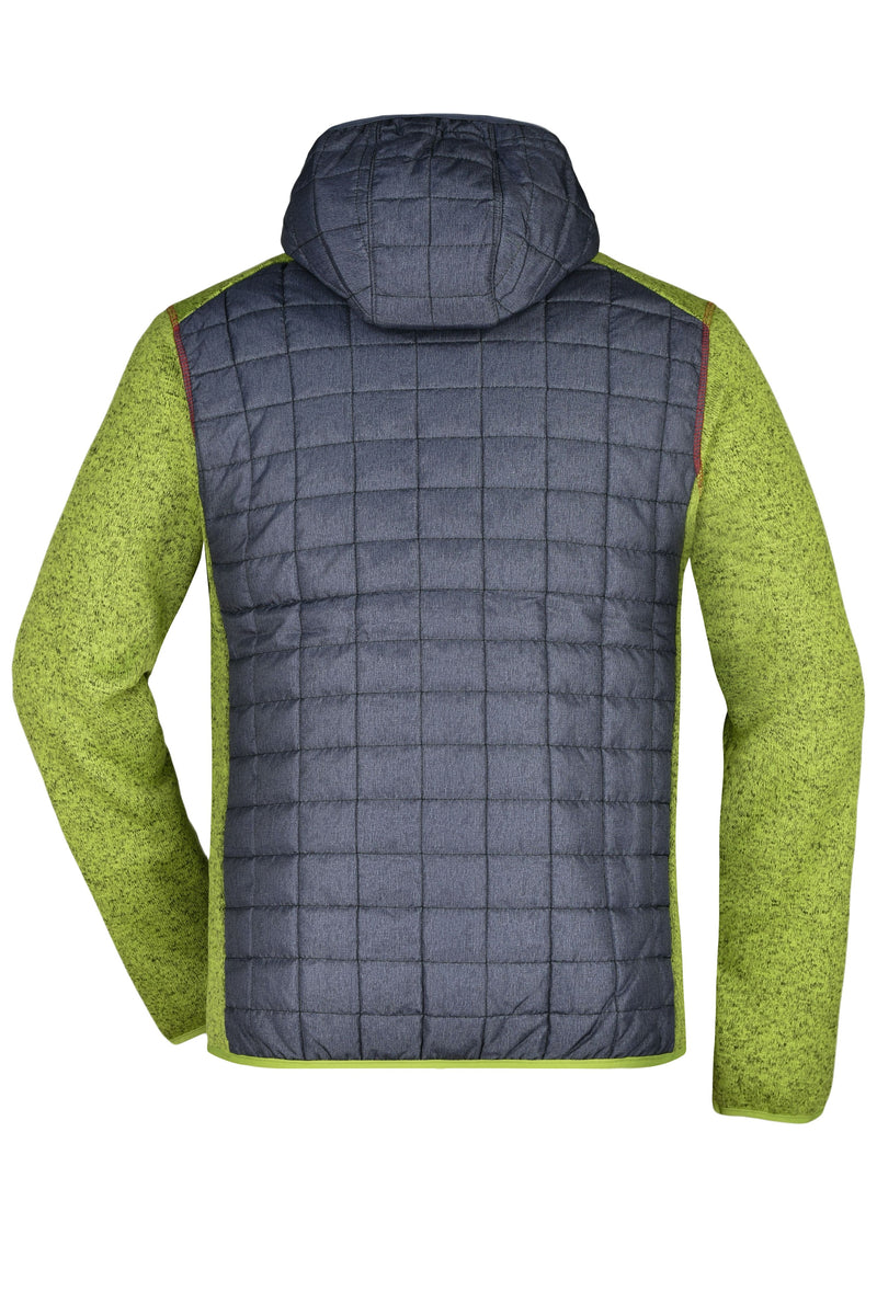 Laden Sie das Bild in Galerie -Viewer, Strickfleecejacke im stylischen Materialmix - JN772
