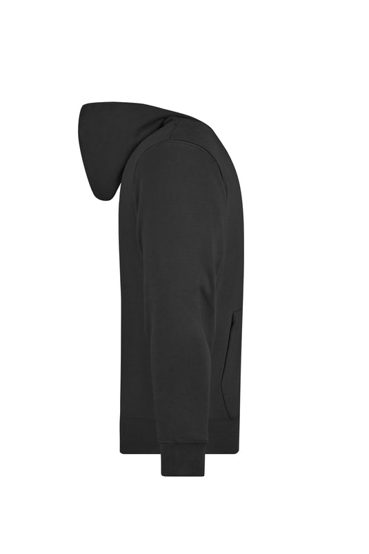 Kapuzen-Jacke aus formbeständiger Sweat-Qualität - Herren - JN042