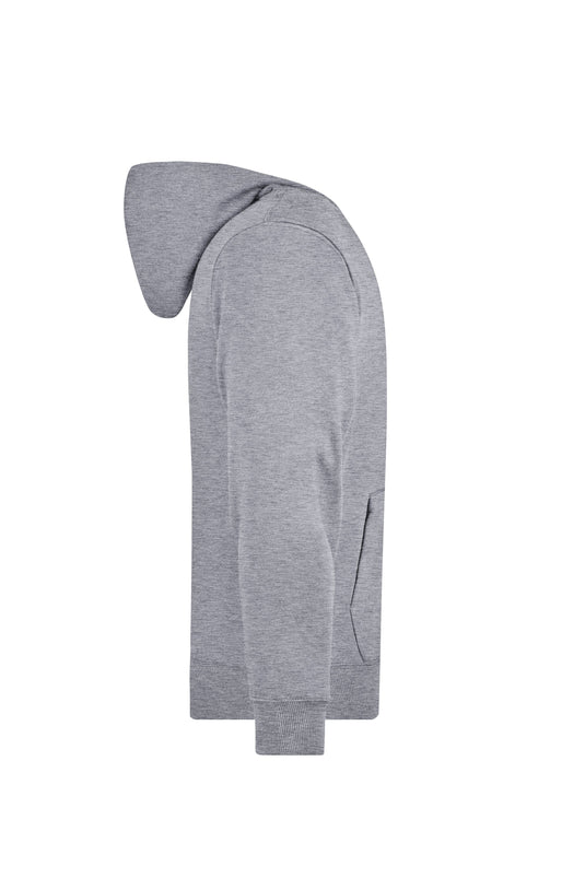 Kapuzen-Jacke aus formbeständiger Sweat-Qualität - Herren - JN042