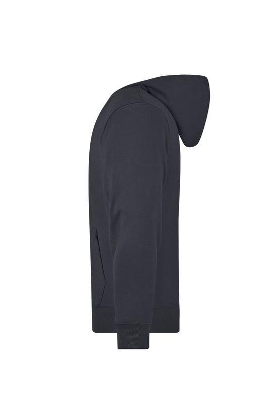 Kapuzen-Jacke aus formbeständiger Sweat-Qualität - Herren - JN042
