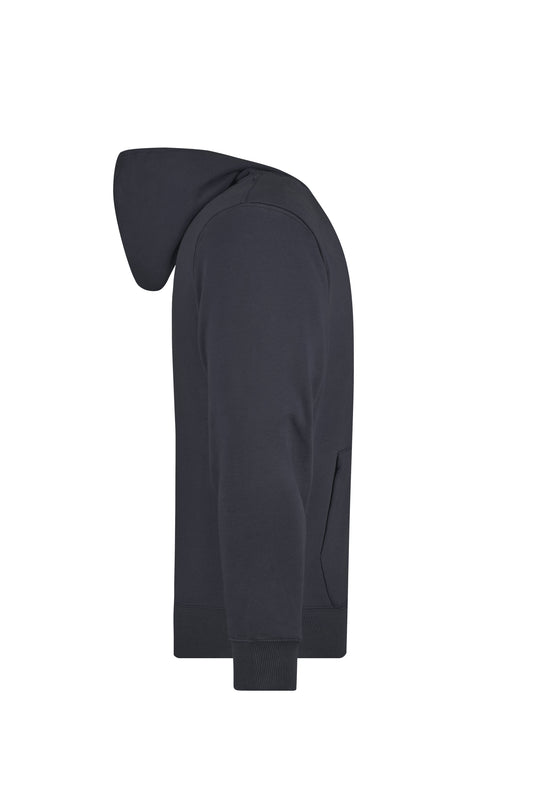 Kapuzen-Jacke aus formbeständiger Sweat-Qualität - Herren - JN042