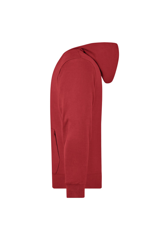 Kapuzen-Jacke aus formbeständiger Sweat-Qualität - Herren - JN042