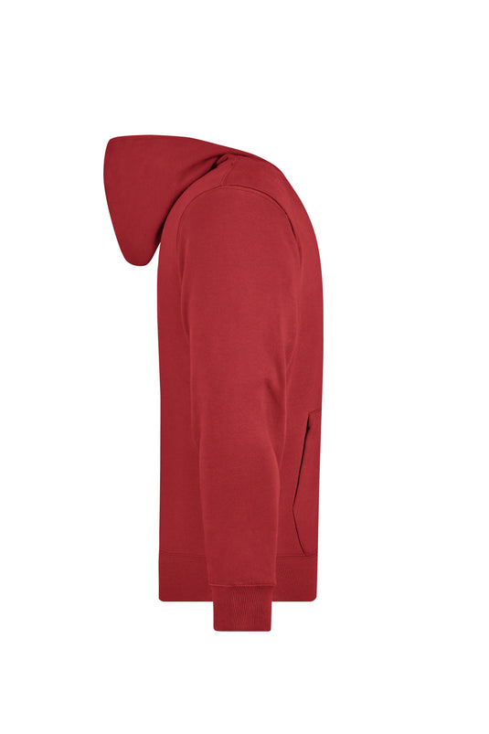 Kapuzen-Jacke aus formbeständiger Sweat-Qualität - Herren - JN042