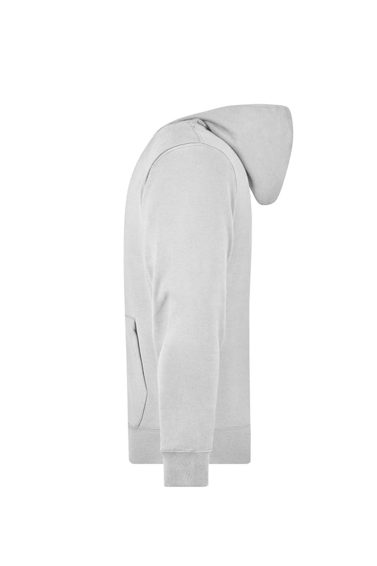 Kapuzen-Jacke aus formbeständiger Sweat-Qualität - Herren - JN042