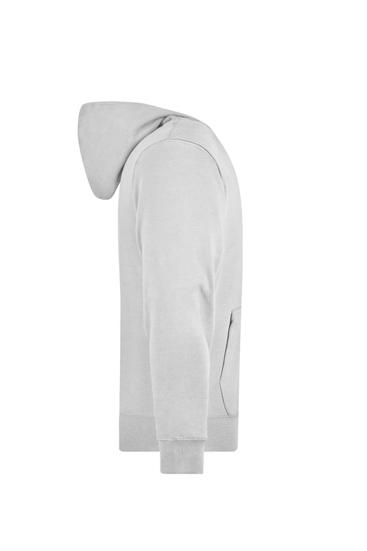 Kapuzen-Jacke aus formbeständiger Sweat-Qualität - Herren - JN042