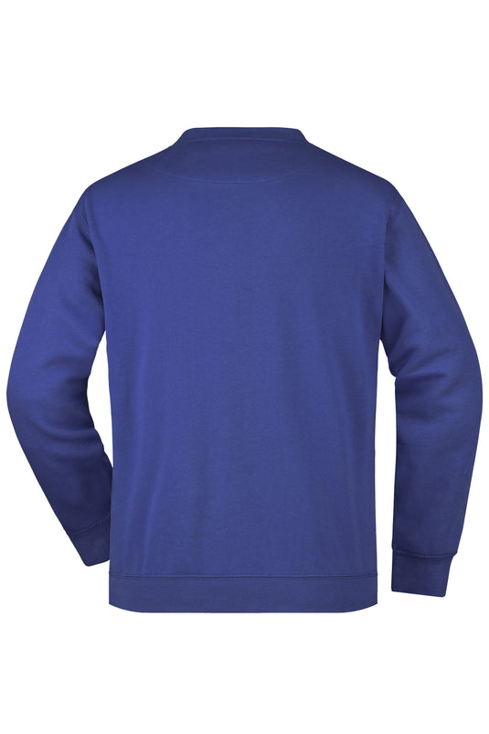 Klassisches Sweatshirt mit Brusttasche - JN924