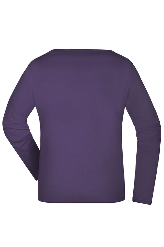Damen Langarm T-Shirt aus Single-Jersey - JN903