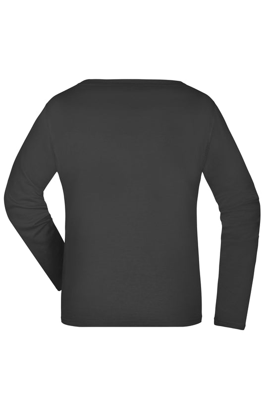 Damen Langarm T-Shirt aus Single-Jersey - JN903