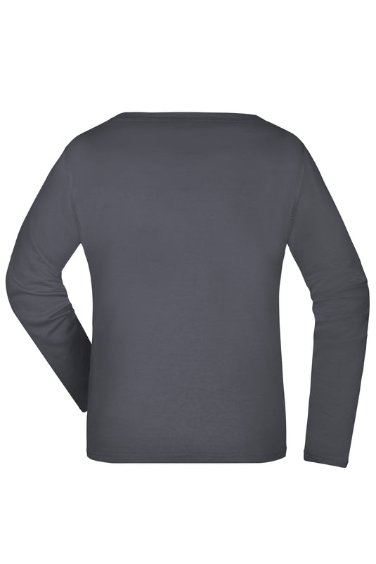 Damen Langarm T-Shirt aus Single-Jersey - JN903