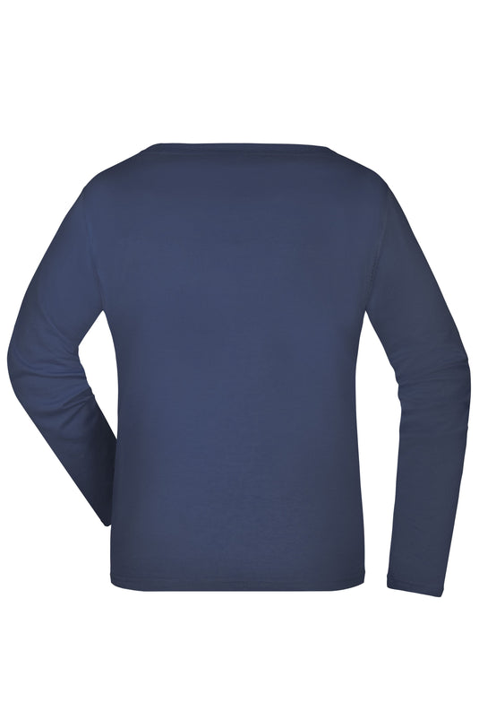 Damen Langarm T-Shirt aus Single-Jersey - JN903