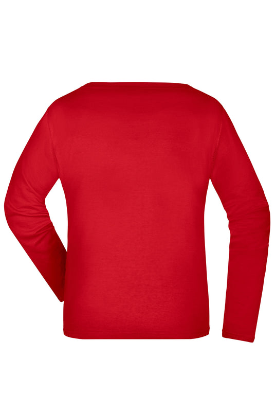 Damen Langarm T-Shirt aus Single-Jersey - JN903