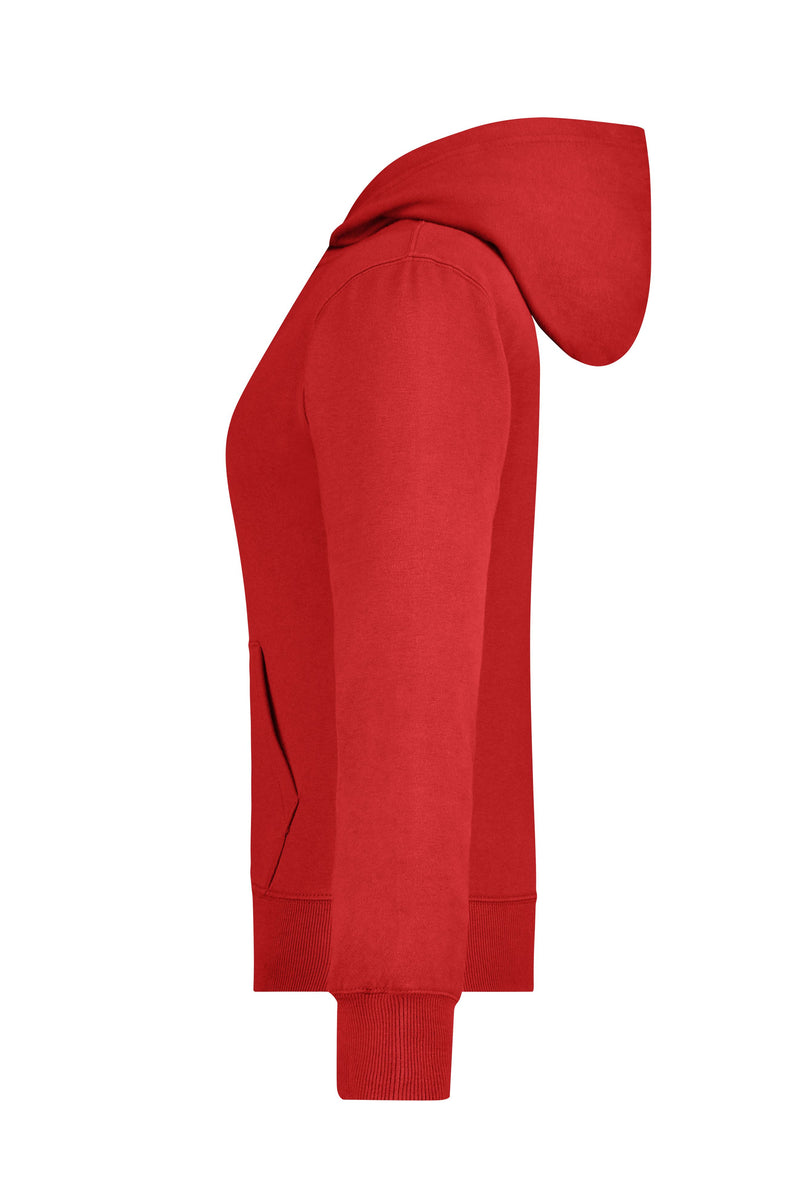 Laden Sie das Bild in Galerie -Viewer, Kapuzen-Jacke aus formbeständiger Sweat-Qualität - Damen - JN053
