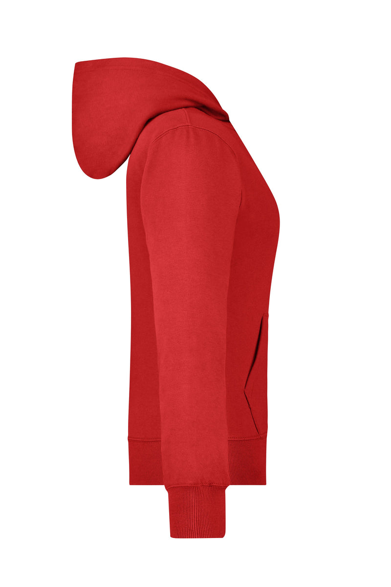 Laden Sie das Bild in Galerie -Viewer, Kapuzen-Jacke aus formbeständiger Sweat-Qualität - Damen - JN053
