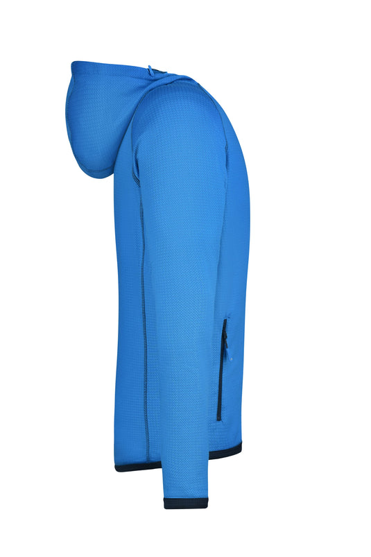 Modische Fleece Kapuzenjacke - JN571