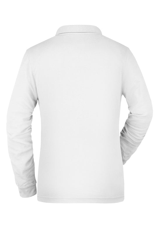 Pflegeleichtes und strapazierfähiges Langarm Polo mit Brusttasche - JN865
