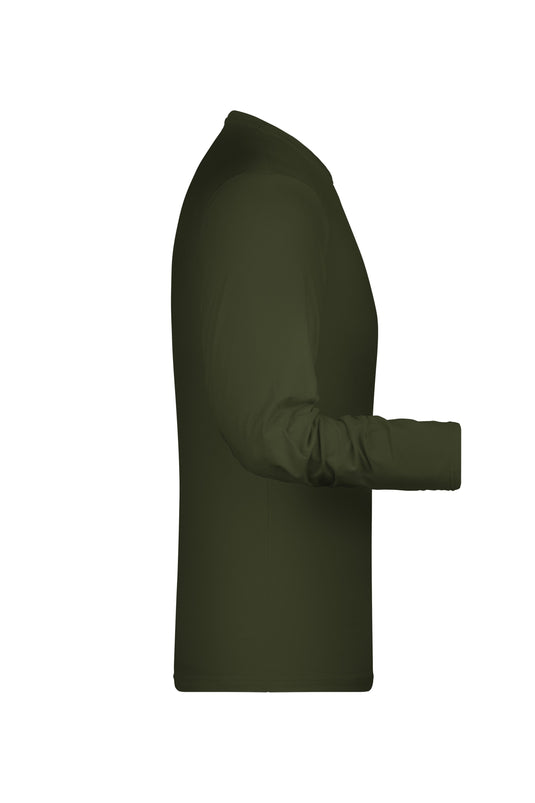 Langarm-Shirt mit Elasthan - JN056