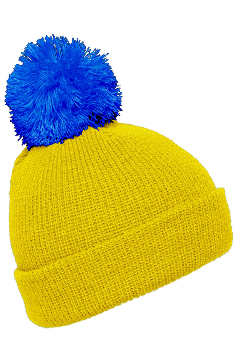 Laden Sie das Bild in Galerie -Viewer, Strickmütze mit Umschlag und Pompon - MB7967

