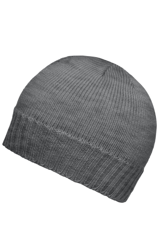 Enganliegende Strickmütze mit geripptem Rand - MB503