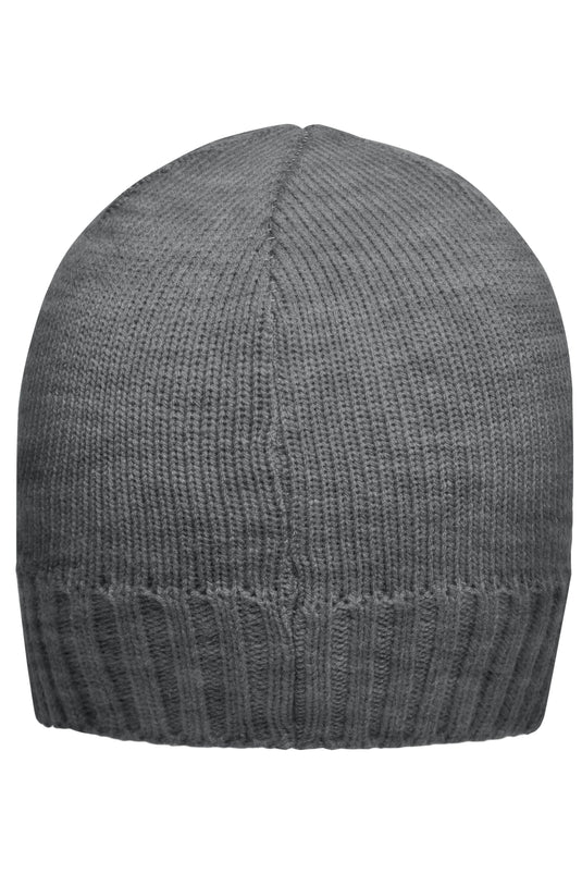Enganliegende Strickmütze mit geripptem Rand - MB503