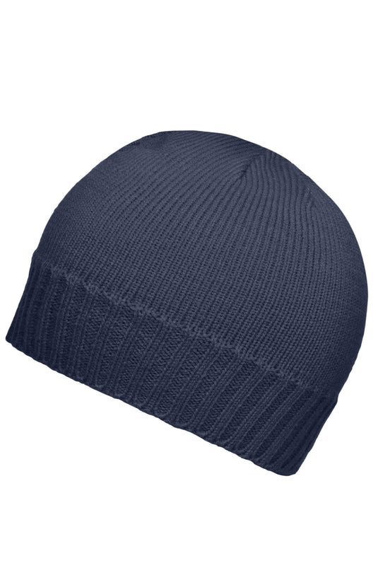 Enganliegende Strickmütze mit geripptem Rand - MB503