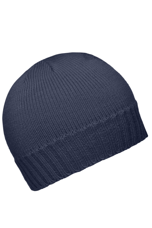 Enganliegende Strickmütze mit geripptem Rand - MB503