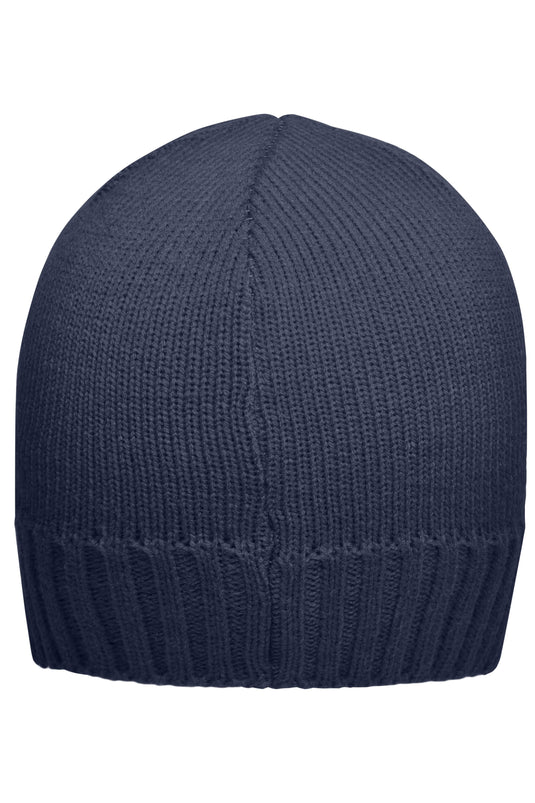 Enganliegende Strickmütze mit geripptem Rand - MB503