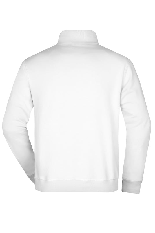 Sweatshirt mit Stehkragen und kurzem Reißverschluss - JN352