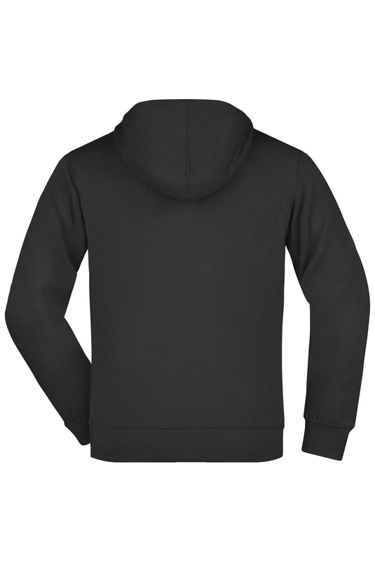 Kapuzen-Jacke aus formbeständiger Sweat-Qualität - Herren - JN042