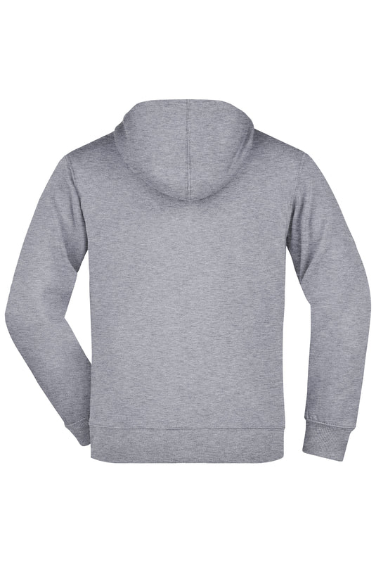 Kapuzen-Jacke aus formbeständiger Sweat-Qualität - Herren - JN042
