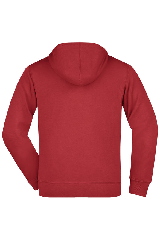 Kapuzen-Jacke aus formbeständiger Sweat-Qualität - Herren - JN042