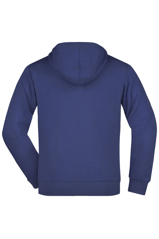 Kapuzen-Jacke aus formbeständiger Sweat-Qualität - Herren - JN042
