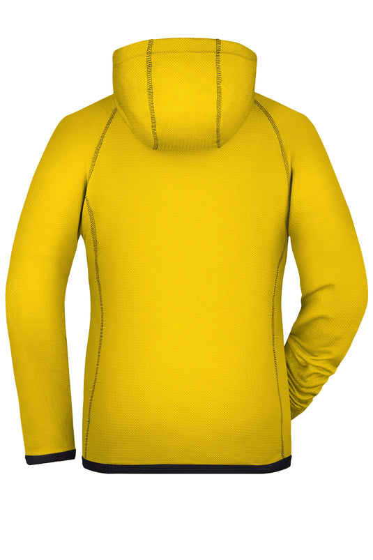 Modische Fleece Kapuzenjacke - JN571