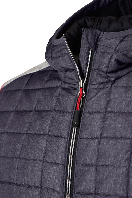 Strickfleecejacke im stylischen Materialmix - JN772