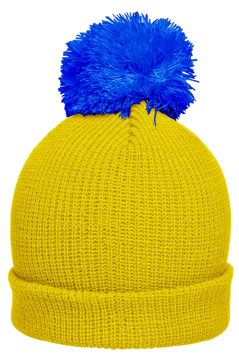 Laden Sie das Bild in Galerie -Viewer, Strickmütze mit Umschlag und Pompon - MB7967
