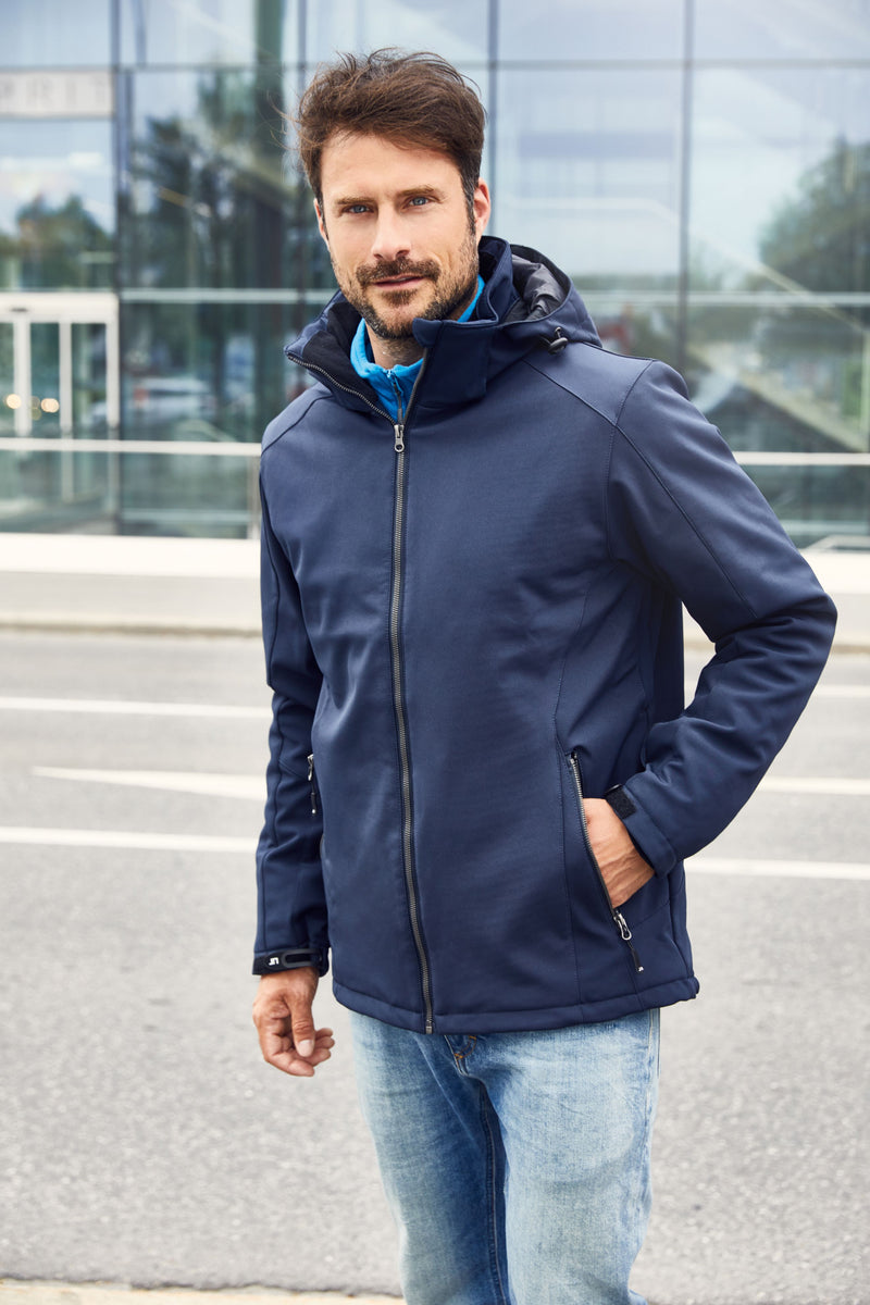 Laden Sie das Bild in Galerie -Viewer, Elastische, gefütterte Softshelljacke Herren - JN1054
