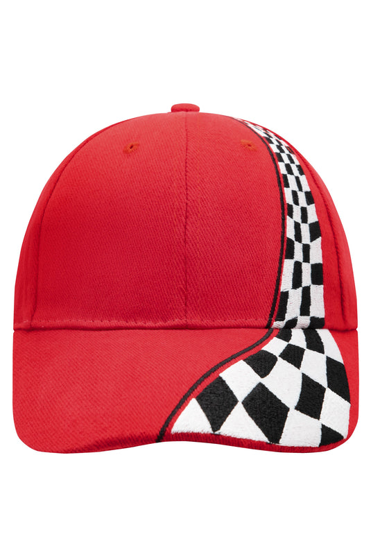 Hochwertiges 6 Panel Cap in attraktivem Racing-Design - MB038