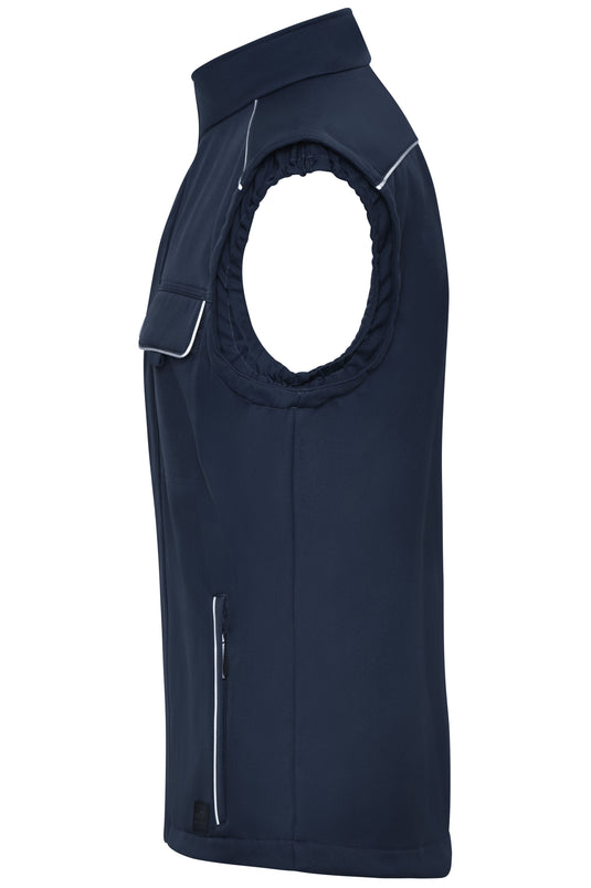 Professionelle Softshellweste im cleanen Look mit hochwertigen Details - JN883