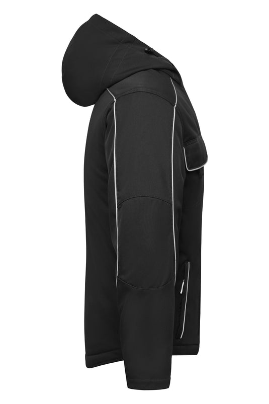 Professionelle Softshelljacke mit warmem Innenfutter und hochwertigen Details im cleanen Look - JN886