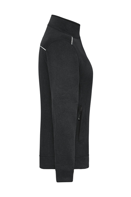 Pflegeleichte Strickfleece-Jacke - JN897